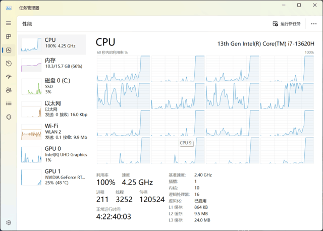 七彩虹隐星P15 24笔记本(i7 13620H+RTX4060）评测，笔记本评测网（bjbpc.com）