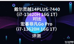 戴尔灵越14PLUS-7440（i7-13620H 16G 1T）对比宏碁非凡Go Pro（i7-13620H 16G 1T）有哪些区