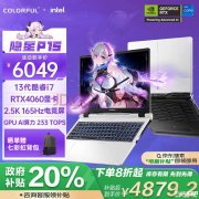 RTX4060大屏游戏本推荐 七彩虹隐星P15 2024（i7-13620H RTX4060 16G 512G）仅需4879.2元