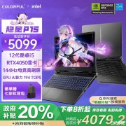 入门大屏游戏本 七彩虹隐星P15（i5-12450H RTX4050 16G 512G）仅需4079.2元