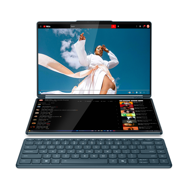 联想新款YOGA Book 9i笔记本发布 双14寸120Hz OLED屏幕 搭载酷睿Ultra 7 255H处理器，笔记本评测网（bjbpc.com）