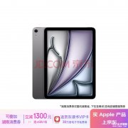 Apple iPad Air 11英寸 2024年 M2芯片 1TB WLAN版（苹果iPad air6）仅需8299元