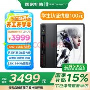 高性能游戏平板 努比亚红魔电竞平板Pro（骁龙8 Gen3 领先版 12G+256G）国补价格